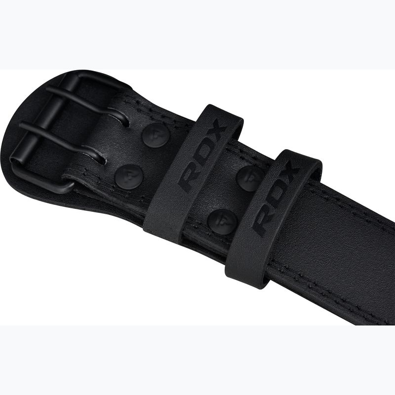 RDX Vzpieračský opasok 4" kožený čierny 5