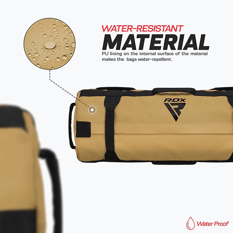 Boxovacie vrece RDX Fitness Pieskové khaki 8