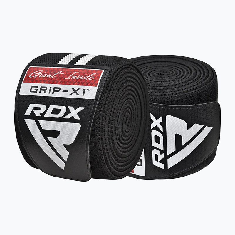 Chrániče kolien RDX KR11 Gym Knee Wrap čierno-biele  2