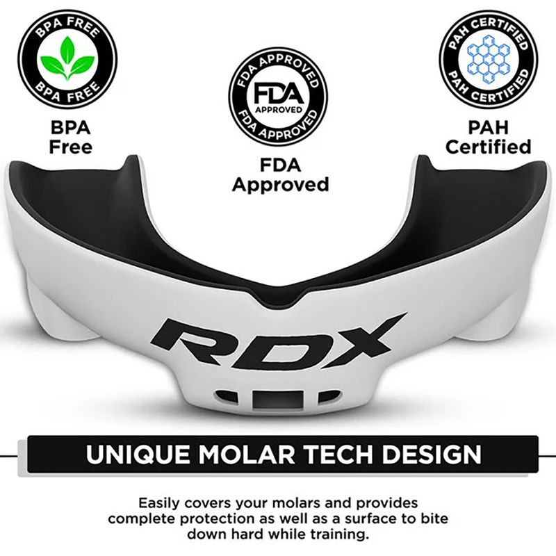 Chránič zubov RDX Mouth Guard white/black 4