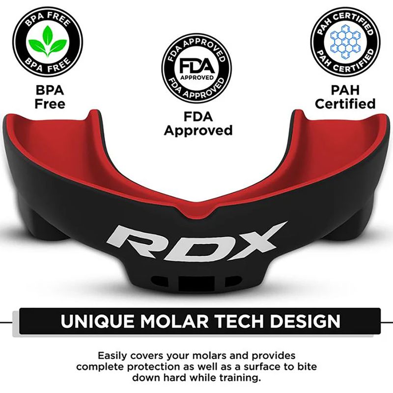 Chránič zubov RDX Mouth Guard red/black 2