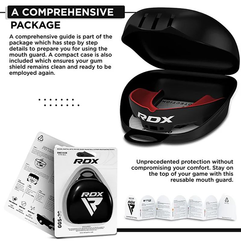 Chránič zubov RDX Mouth Guard red/black 5
