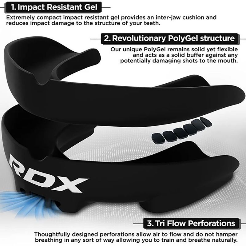 Chránič zubov RDX Mouth Guard black 2