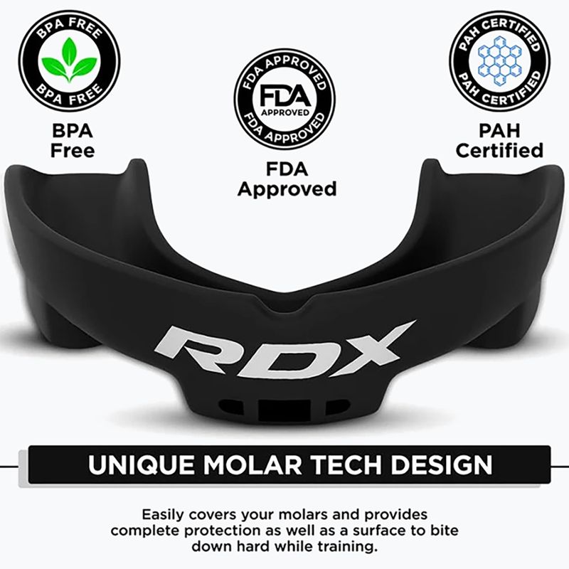 Detský chránič čeľuste  RDX Mouth Junior black 3