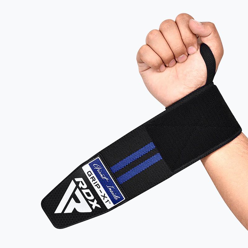 Ortézy na zápästie RDX WR11 Gym Wirst Wrap black/blue 5