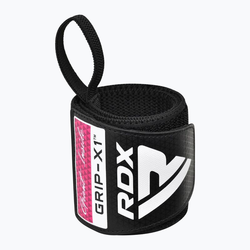 Ortézy na zápästie RDX WR11 Gym Wirst Wrap black/pink