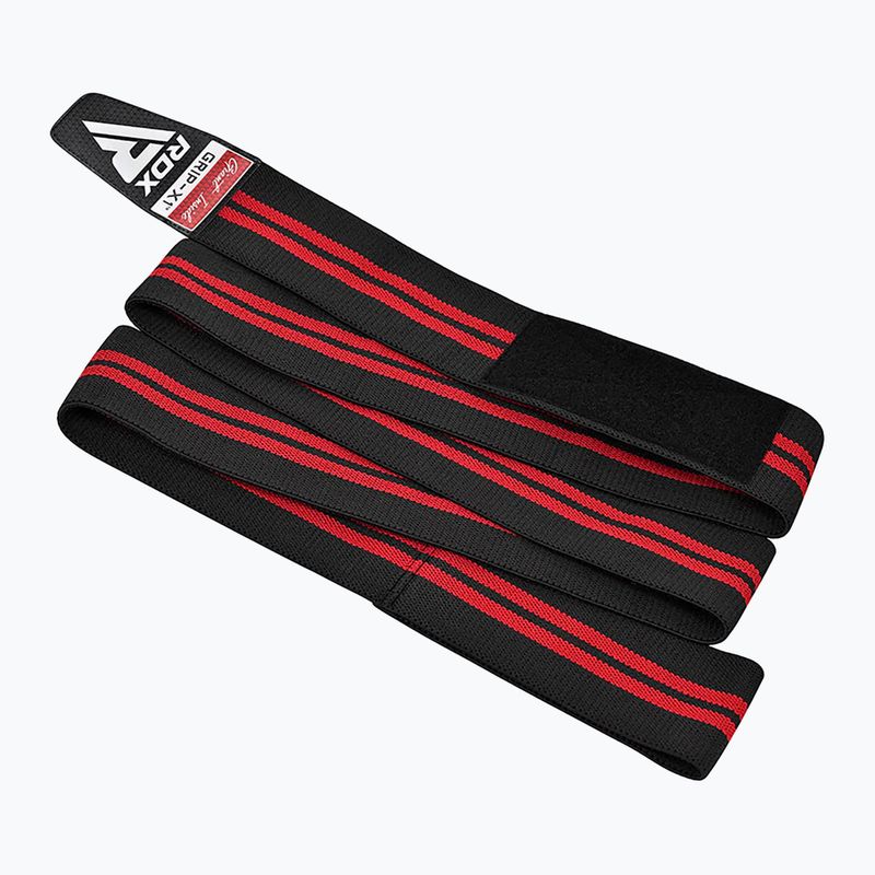 Chrániče kolien RDX KR11 Gym Knee Wrap čierne/červené  4