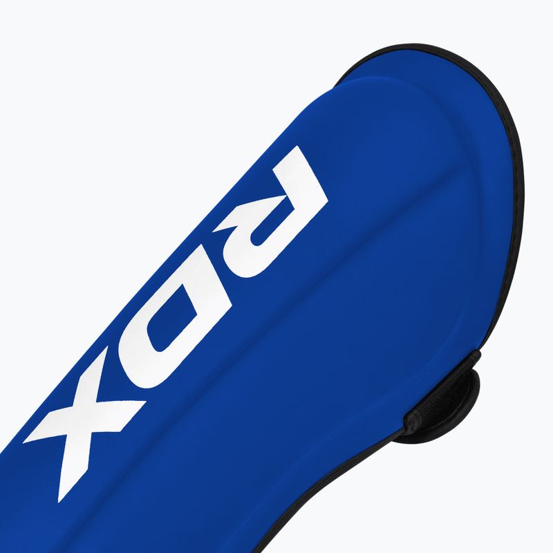Chrániče holení a priehlavkov RDX T1 Shin Instep Guards blue/white 5