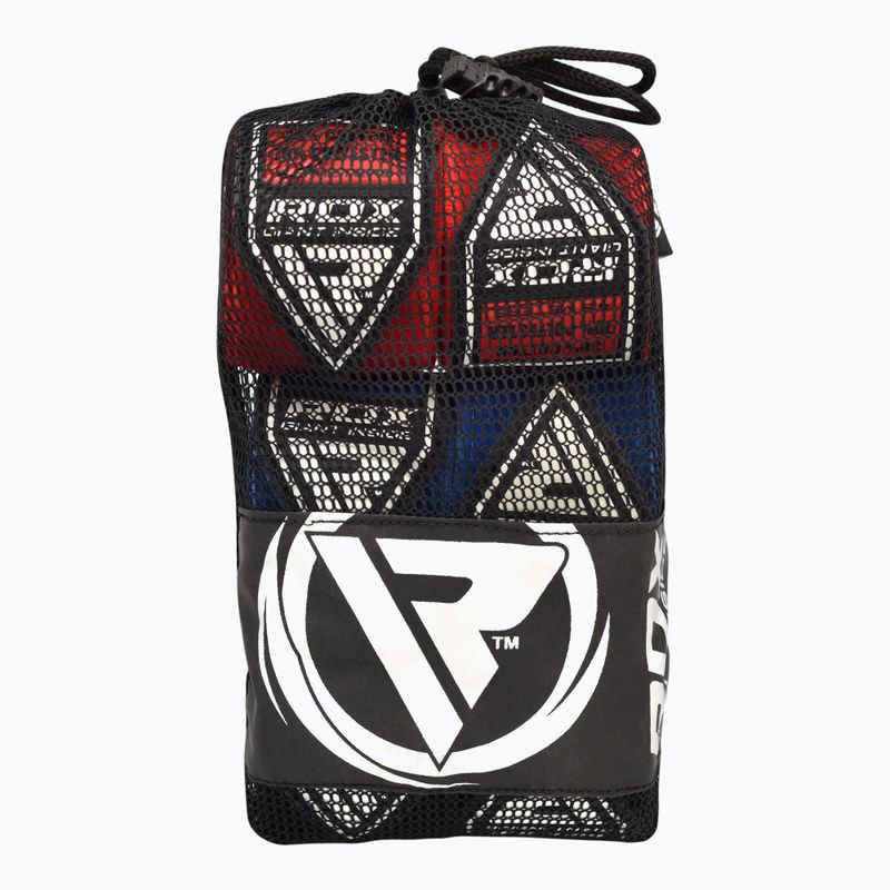 Boxerské bandáže RDX Hand Wraps Combine Plus červená/čierna/modrá 6