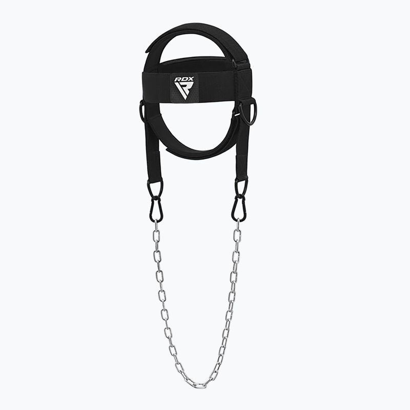 Postroj na krk na vzpieranie RDX H2 Neck Harness For Weight Lifting black 2