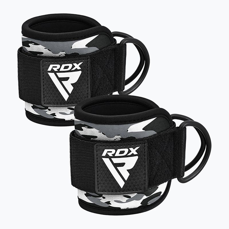 RDX A4 popruhy na členok pre posilňovacie stroje šedé