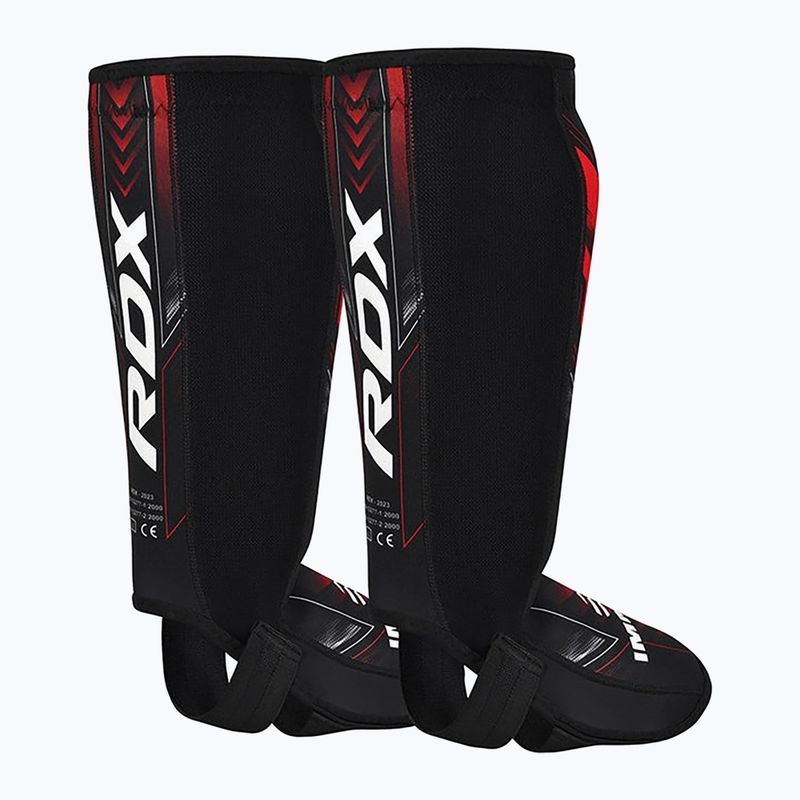 Chrániče holení a chodidiel RDX IMMAF Approved Neoprene Shin Instep red 2