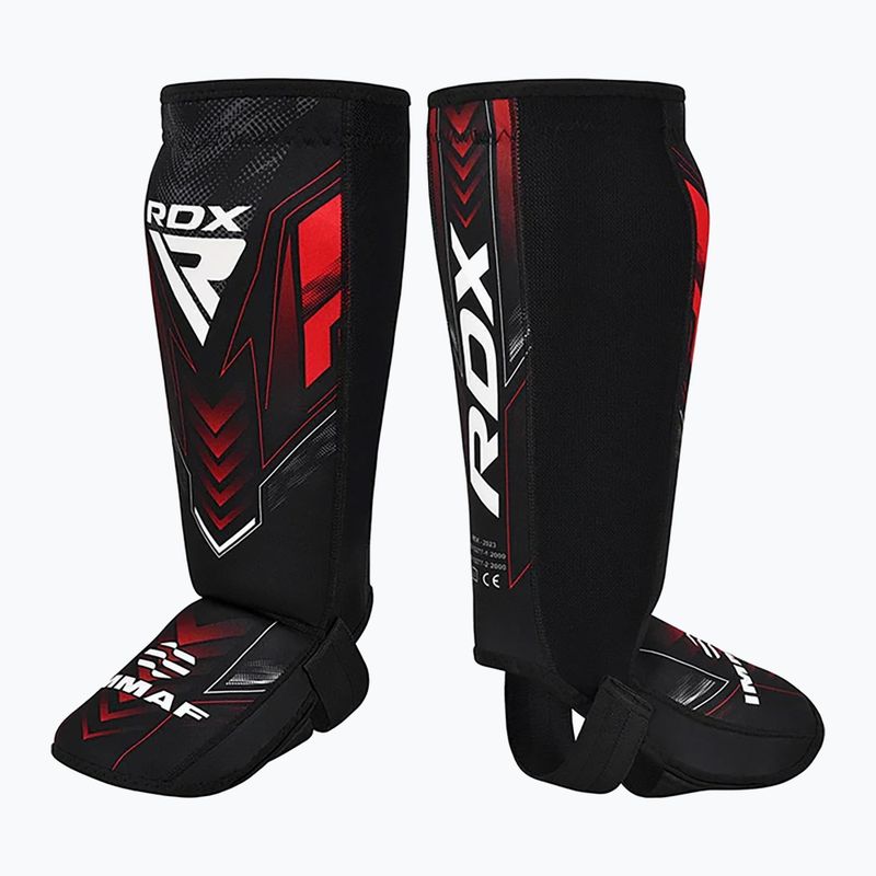 Chrániče holení a chodidiel RDX IMMAF Approved Neoprene Shin Instep red 3