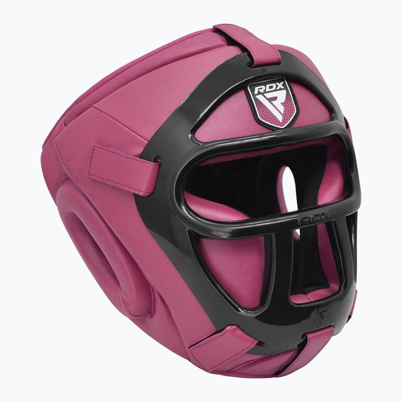 Boxerská prilba RDX Guard Grill T1 ružová