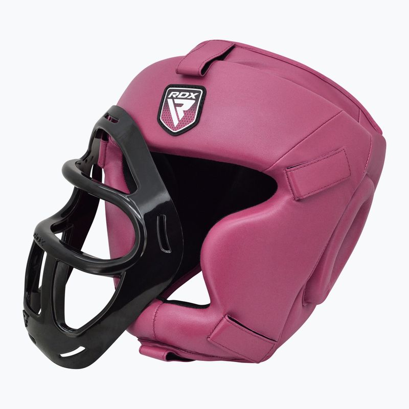 Boxerská prilba RDX Guard Grill T1 ružová 3
