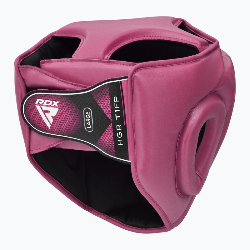 Boxerská prilba RDX Guard Grill T1 ružová 5