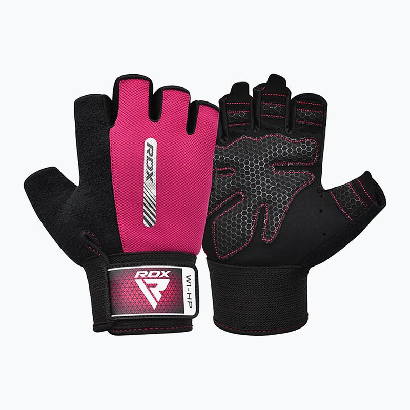 Trekkingové rukavice RDX Gym Workout W1 pink