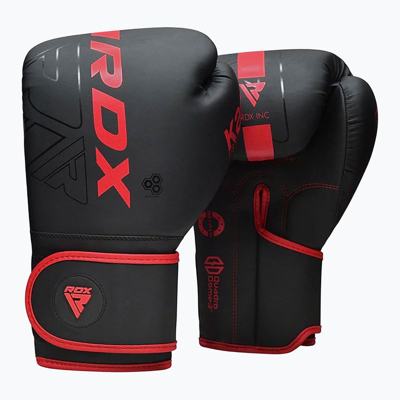 RDX F6 Junior Punch Bag + boxerské rukavice matné červené 2