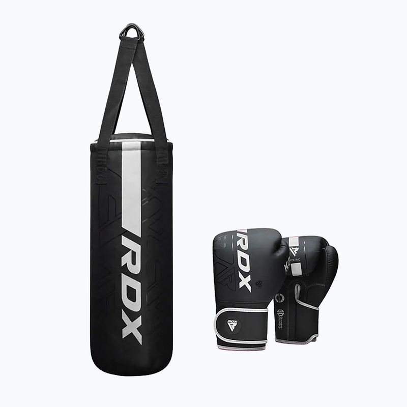 RDX F6 Junior Punch Bag + boxerské rukavice matné biele