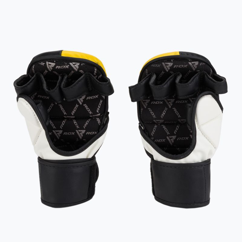 RDX T6 čierno-žlté grapplingové rukavice GGR-T6Y 2