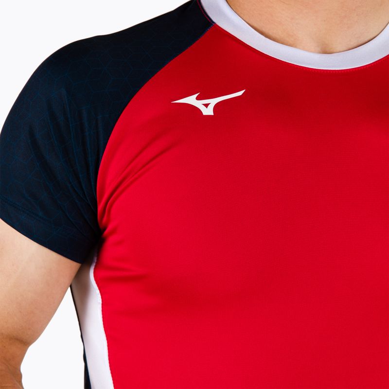 Pánske tričko Mizuno Premium High-Kyu match red V2EA700262 4