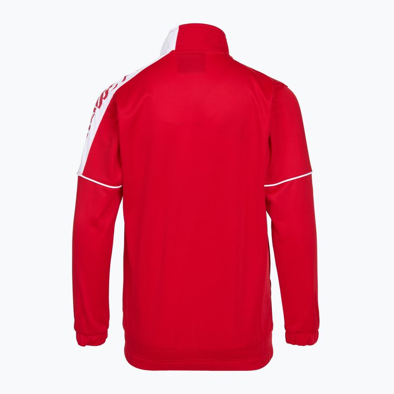 Detská tréningová mikina Mizuno Knitted Track red 2