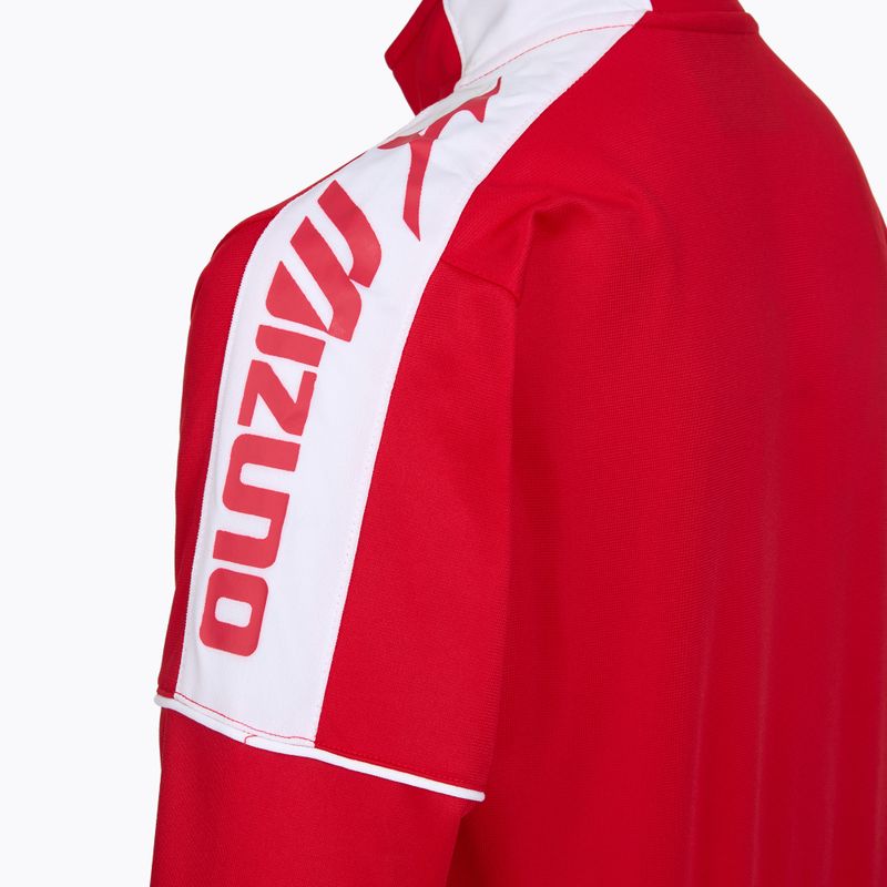 Detská tréningová mikina Mizuno Knitted Track red 3