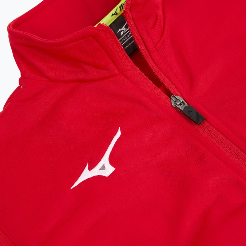 Detská tréningová mikina Mizuno Knitted Track red 4