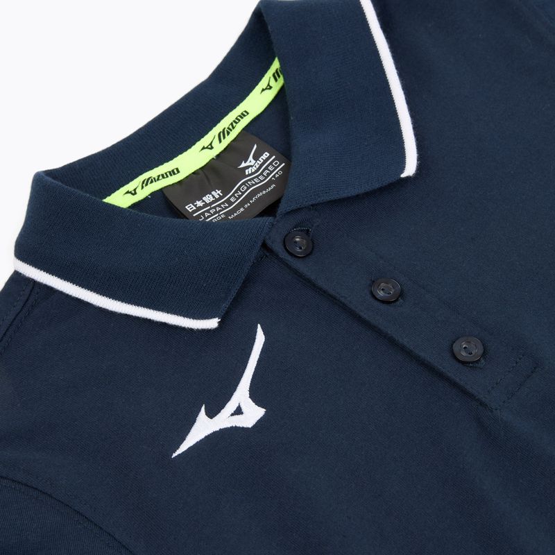 Detské tričko Mizuno Polo navy/white 3