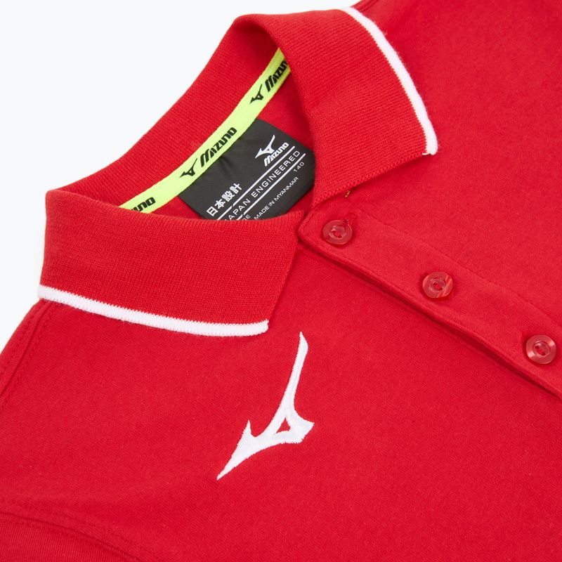 Detské tričko Mizuno Polo red/white 3