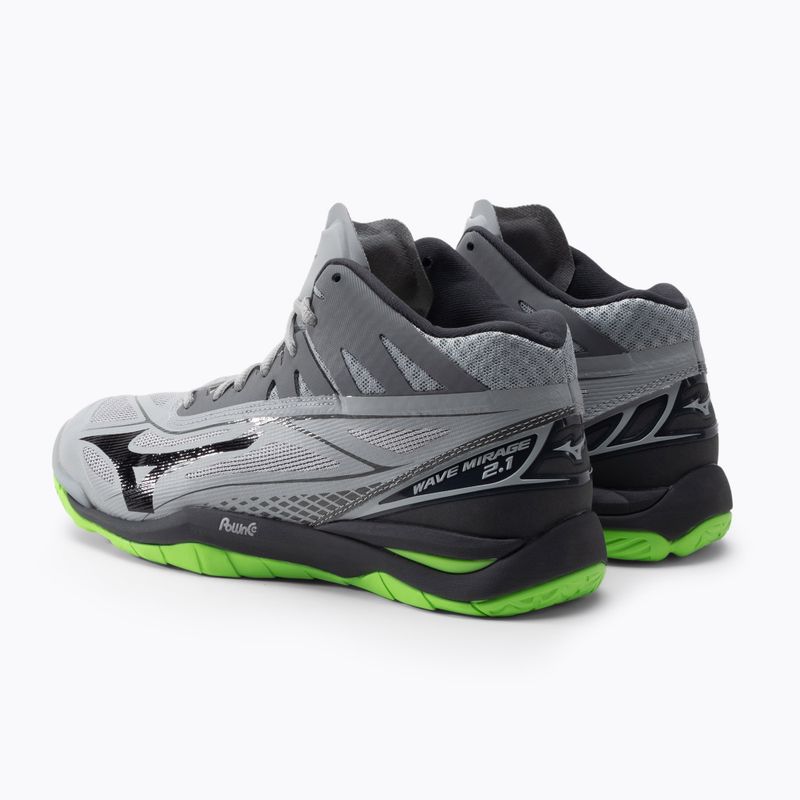 Pánska volejbalová obuv Mizuno Wave Mirage 2.1 Mid green X1GA187037 3