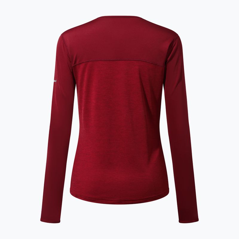 Dámske trekingové tričko s dlhým rukávom Berghaus Voyager Tech Tee Basecrew syrah/red dahlia 10