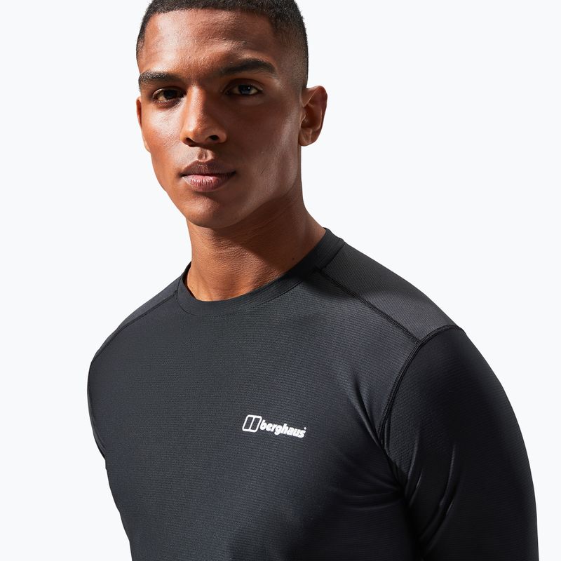 Longsleeve pánsky Berghaus 24/7 Basecrew black/black 5