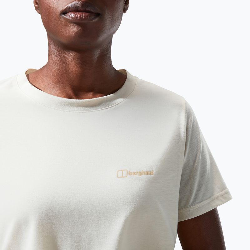 Dámske trekingové tričko Berghaus Relaxed Tech Super Stretch bone white 5