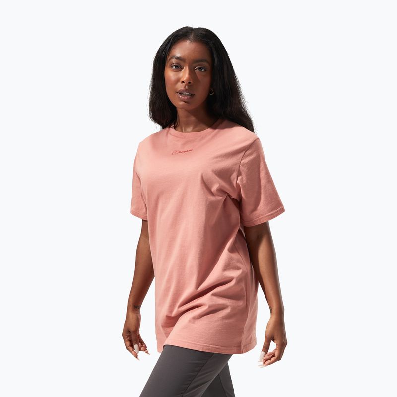 Dámske tričko Berghaus Boyfriend Logo rose dawn
