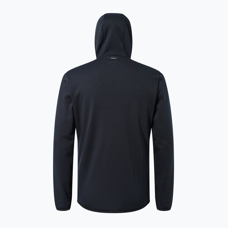 Pánska fleecová mikina Berghaus Heuberg Hoody black/black 12