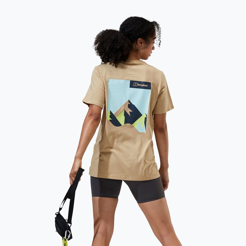 Dámske tričko Berghaus Boyfriend Dolomites sand dune 3