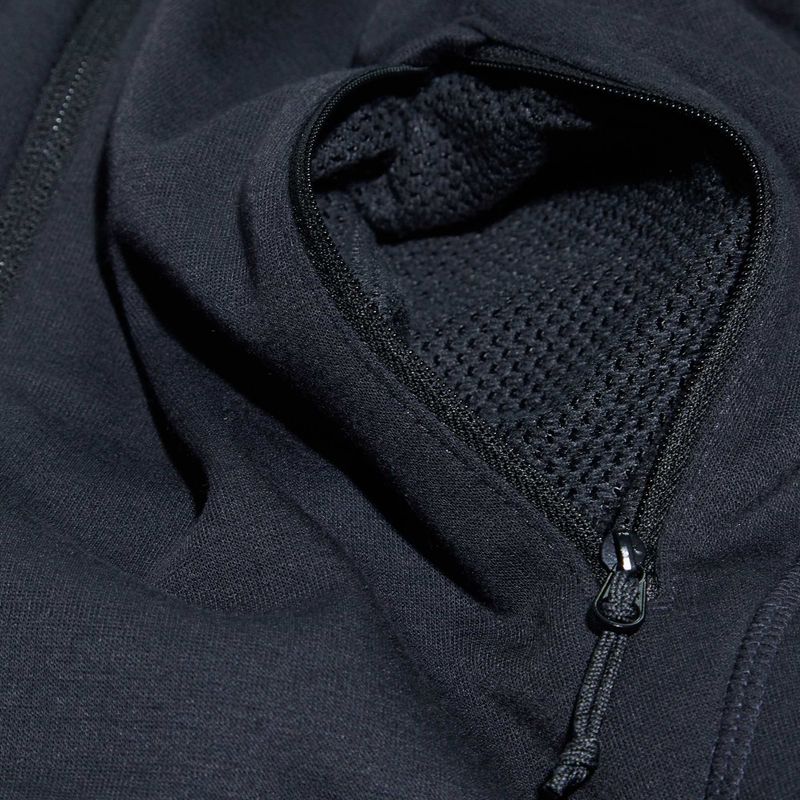 Dámska fleecová mikina Berghaus Heuberg Hoody jet black/grey pinstripe marl 15