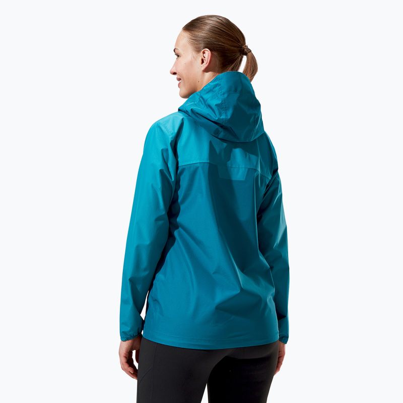 Dámska bunda do dažďa Berghaus Deluge Pro 3.0 deep ocean/jungle jewel 2