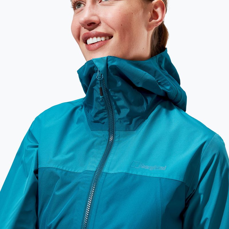 Dámska bunda do dažďa Berghaus Deluge Pro 3.0 deep ocean/jungle jewel 4