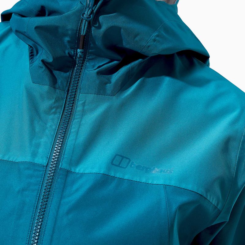 Dámska bunda do dažďa Berghaus Deluge Pro 3.0 deep ocean/jungle jewel 8