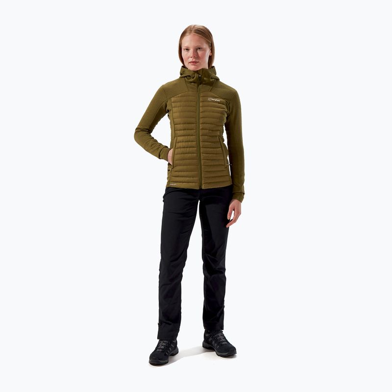 Dámska bunda Berghaus Nula Hybrid oak moss 2
