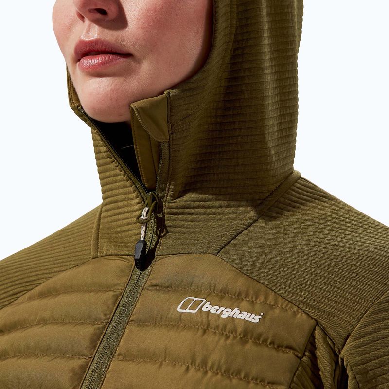 Dámska bunda Berghaus Nula Hybrid oak moss 4