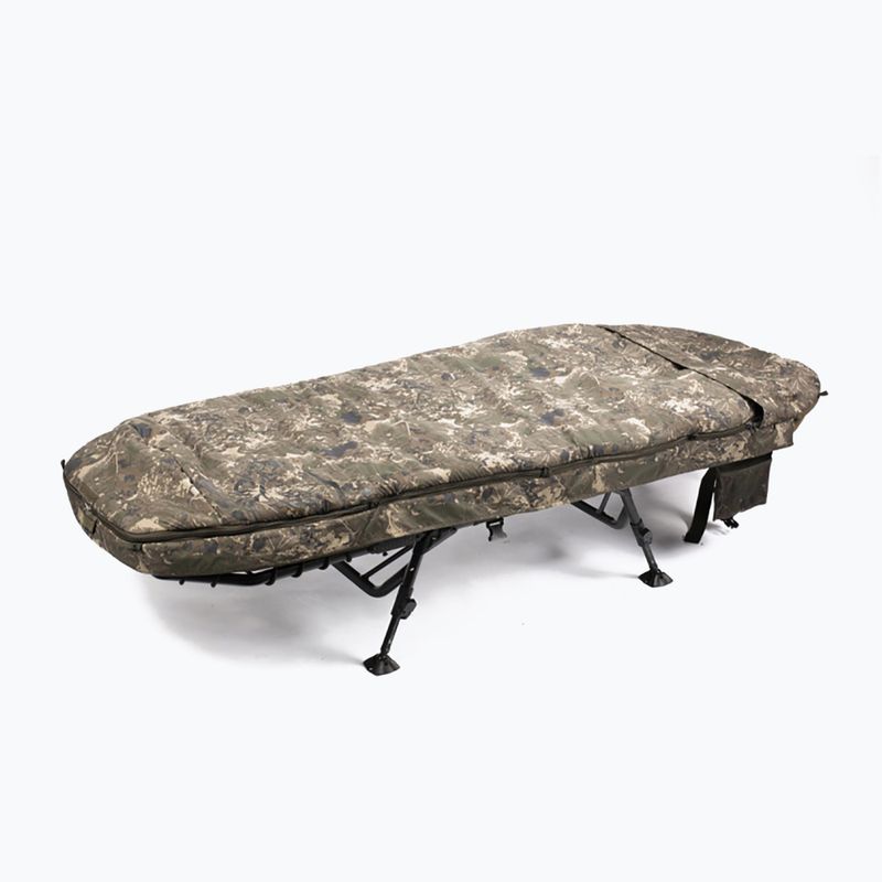 Posteľ Nash Tackle Indulgence MF6 5 Season Compact zelená T945