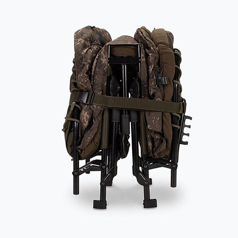 Posteľ Nash Tackle Indulgence MF6 All Season 4 Fold hnedá T949 5