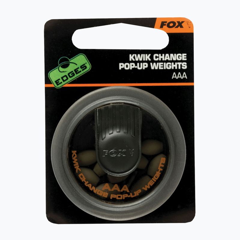 FOX Hrany Kwick Change Pop-up Carp Weights Brown CAC514