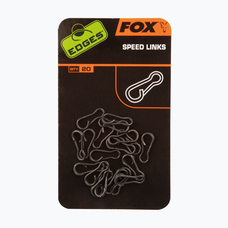 Fox Edges Speed Links kaprový spojovací materiál čierny CAC532