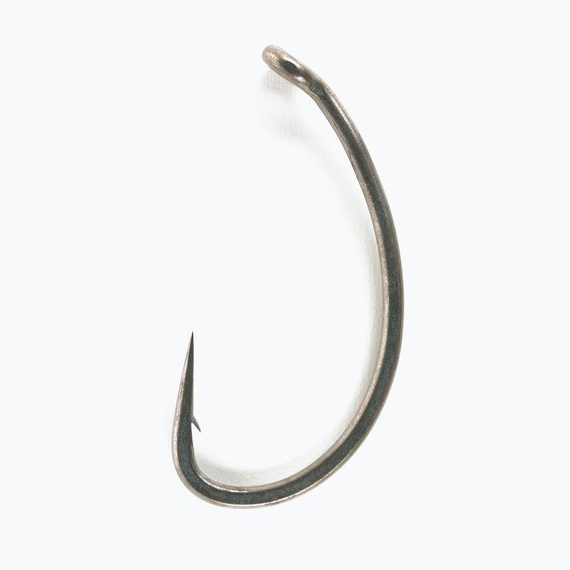Kaprové háčiky Fox Edges Armapoint Curve Shank Medium sivá CHK203
