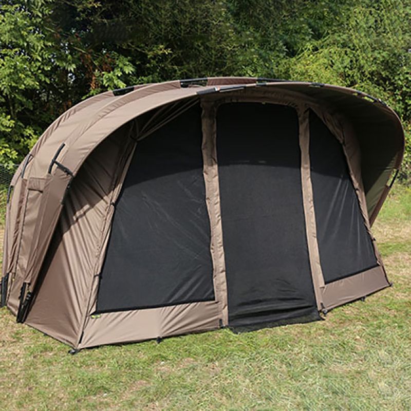 Rybársky stan Fox International Retreat+ Ripstop Ventec 2 Man Ext Wrap hnedý CUM203 2