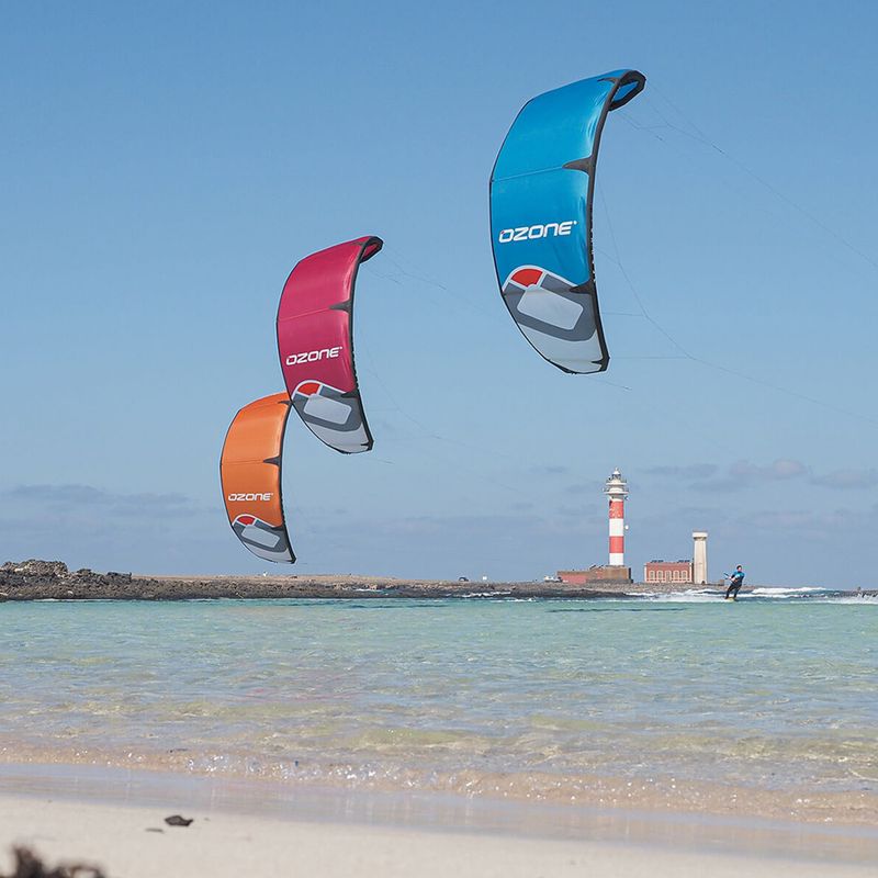 Drak na kitesurfing Ozone Zephyr V7 žltý ZV7K17YW 6